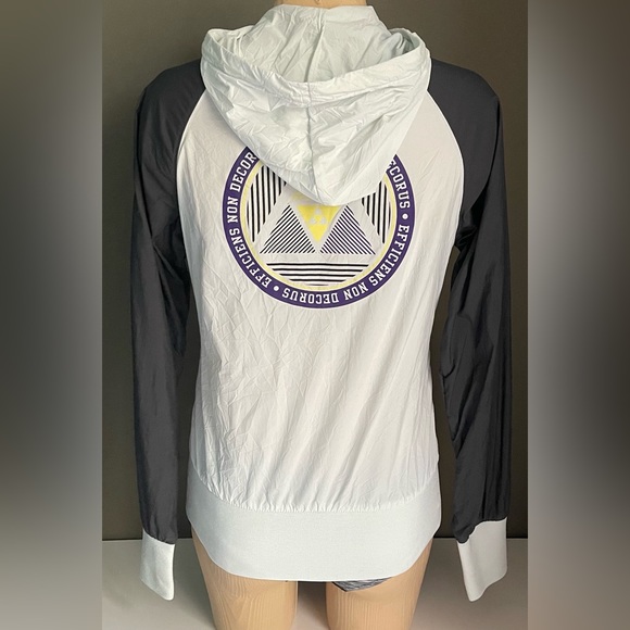 NIKE Womens Vintage Zip Windbreaker Efficiens Non Decorus - Picture 2 of 6